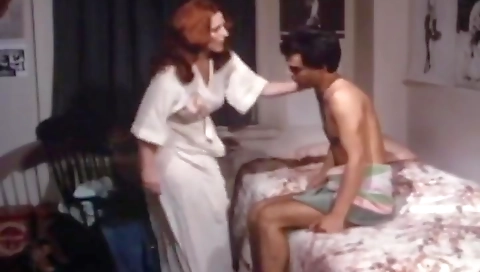 Redhead Step mom seduces a young man